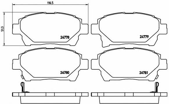 Купить Brembo P 83 097 по низкой цене в Украине!
