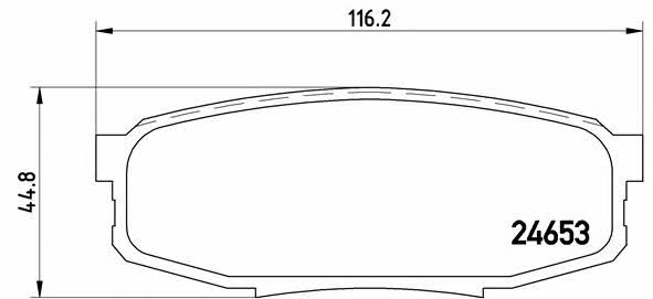 Купить Brembo P83098 – отличная цена на EXIST.UA!