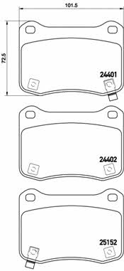 Купить Brembo P 83 134 по низкой цене в Украине!