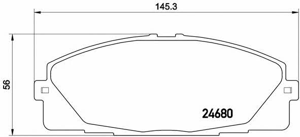 Купить Brembo P 83 139 по низкой цене в Украине!