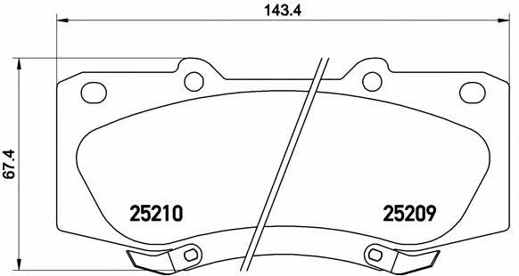 Купить Brembo P 83 140 по низкой цене в Украине!