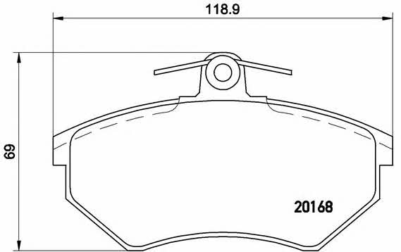 Купить Brembo P 85 015 по низкой цене в Украине!