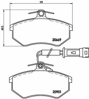 Купить Brembo P 85 016 по низкой цене в Украине!