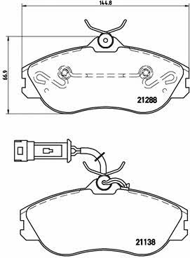 Купить Brembo P 85 018 по низкой цене в Украине!