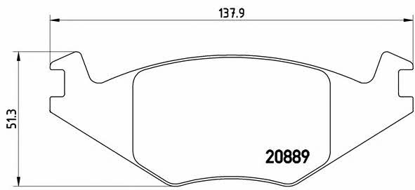 Купить Brembo P 85 019 по низкой цене в Украине!