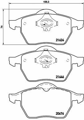 Купить Brembo P 85 036 по низкой цене в Украине!