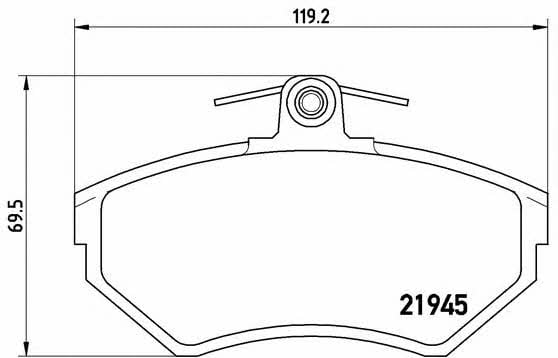 Купить Brembo P 85 042 по низкой цене в Украине!