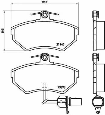 Купить Brembo P 85 044 по низкой цене в Украине!
