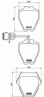 Купить Brembo P 85 054 по низкой цене в Украине!