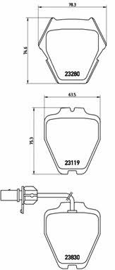 Купить Brembo P 85 067 по низкой цене в Украине!
