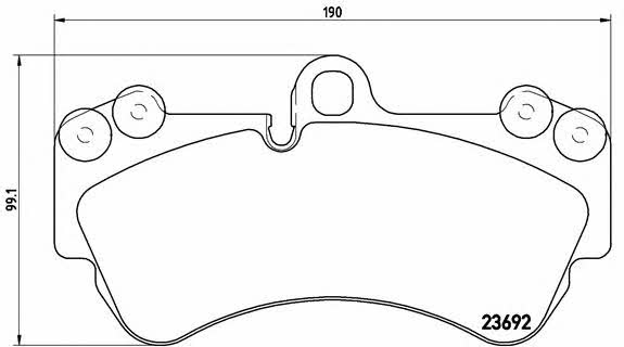 Купить Brembo P 85 069 по низкой цене в Украине!