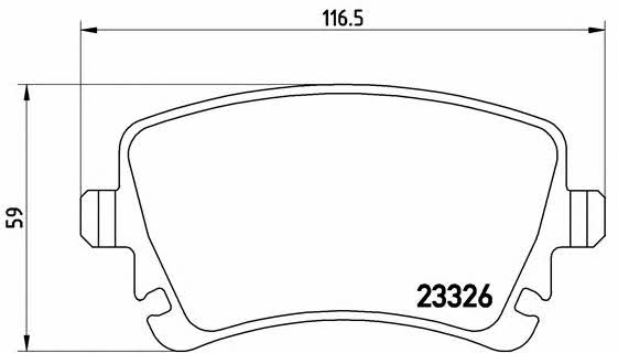 Купить Brembo P85083 – отличная цена на EXIST.UA!