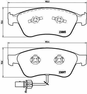 Купить Brembo P 85 087 по низкой цене в Украине!
