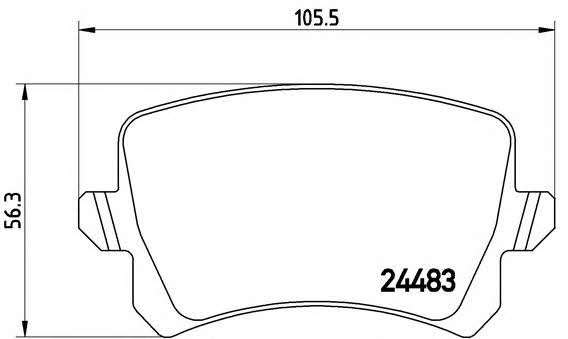 Купить Brembo P 85 108 по низкой цене в Украине!