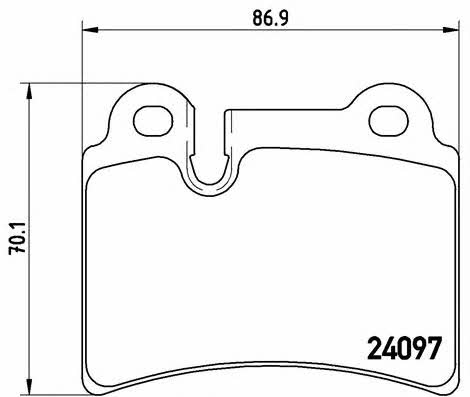 Купить Brembo P 85 111 по низкой цене в Украине!