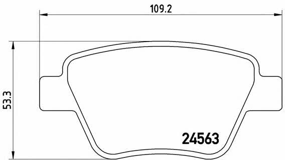 Brembo Тормозные колодки дисковые задние, комплект – цена 1776 UAH