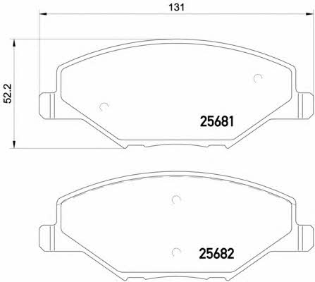 Купить Brembo P 85 121 по низкой цене в Украине!