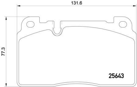 Купить Brembo P 85 122 по низкой цене в Украине!