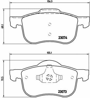 Купить Brembo P 86 016 по низкой цене в Украине!