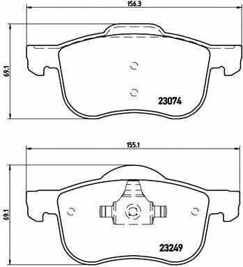 Купить Brembo P 86 020 по низкой цене в Украине!