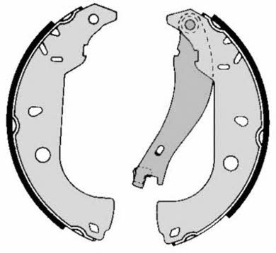 Колодки тормозные барабанные, комплект Brembo S 23 511