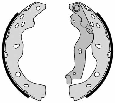 Колодки тормозные барабанные, комплект Brembo S 23 532