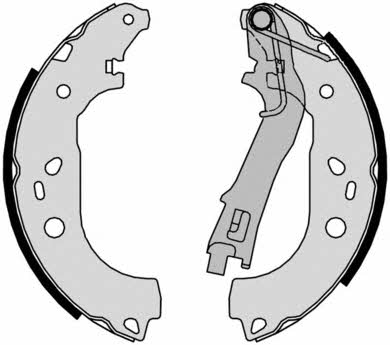 Колодки тормозные барабанные, комплект Brembo S 23 533