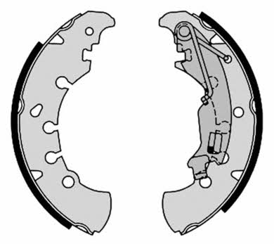 Колодки тормозные барабанные, комплект Brembo S 23 555
