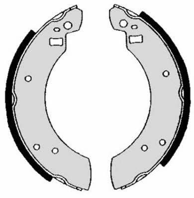Колодки тормозные барабанные, комплект Brembo S 24 502