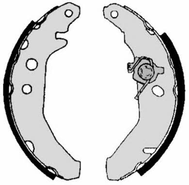 Колодки тормозные барабанные, комплект Brembo S 24 516