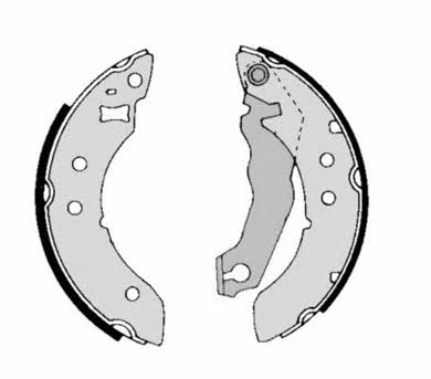 Колодки тормозные барабанные, комплект Brembo S 24 536