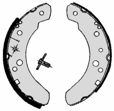 Колодки тормозные барабанные, комплект Brembo S 24 537