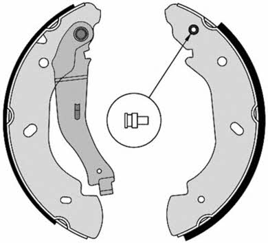 Колодки тормозные барабанные, комплект Brembo S 24 538