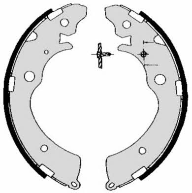 Колодки тормозные барабанные, комплект Brembo S 28 507