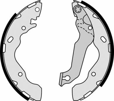 Колодки тормозные барабанные, комплект Brembo S 30 511
