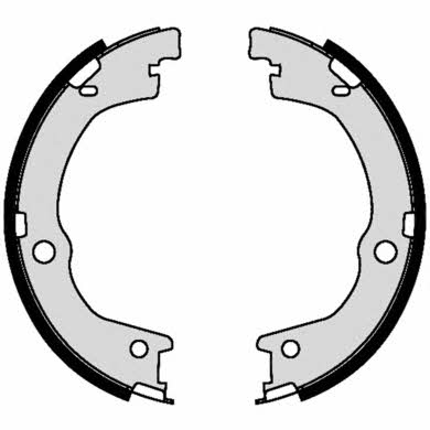 Колодки тормозные стояночного тормоза Brembo S 30 533