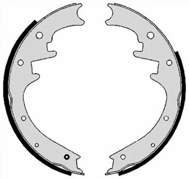Колодки тормозные барабанные, комплект Brembo S 37 504