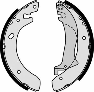 Колодки тормозные барабанные, комплект Brembo S 44 504