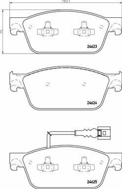 Купить Brembo P 85 141 по низкой цене в Украине!