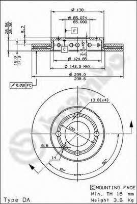 Купить Brembo 09679911 – отличная цена на EXIST.UA!
