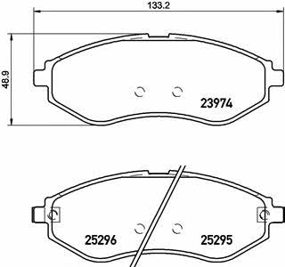 Купить Brembo P 10 057 по низкой цене в Украине!