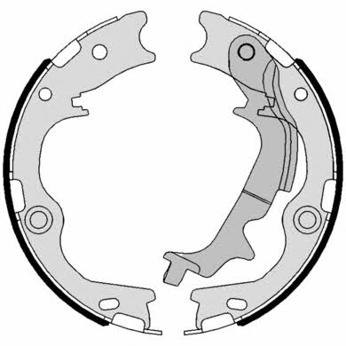 Колодки тормозные барабанные, комплект Brembo S 30 537