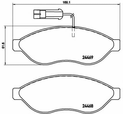 Купить Brembo P 23 143 по низкой цене в Украине!