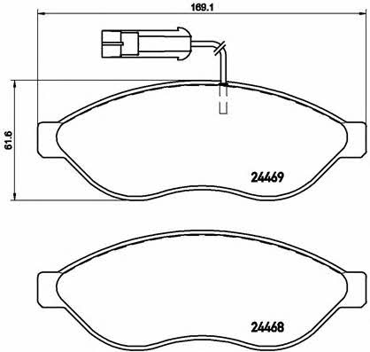 Купить Brembo P 23 144 по низкой цене в Украине!