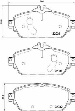 Купить Brembo P 50 119 по низкой цене в Украине!
