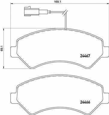 Купить Brembo P 61 118 по низкой цене в Украине!