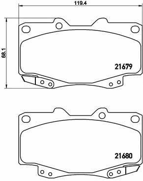 Купить Brembo P 83 151 по низкой цене в Украине!