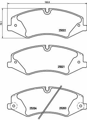 Купить Brembo P 44 022 по низкой цене в Украине!