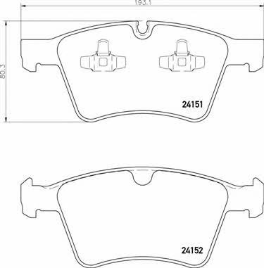 Купить Brembo P 50 115 по низкой цене в Украине!