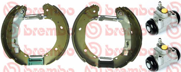 Колодки тормозные с цилиндрами, комплект Brembo K 23 057